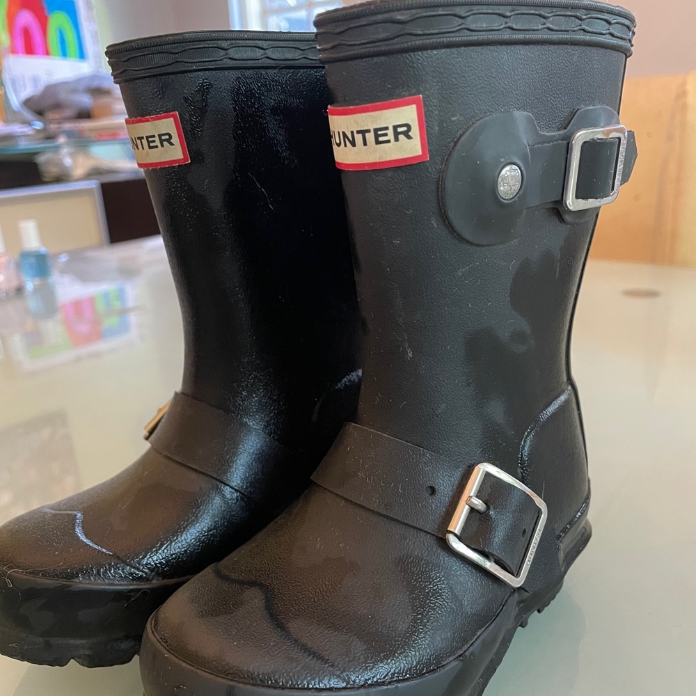 Girls Hunter Boots Size 8